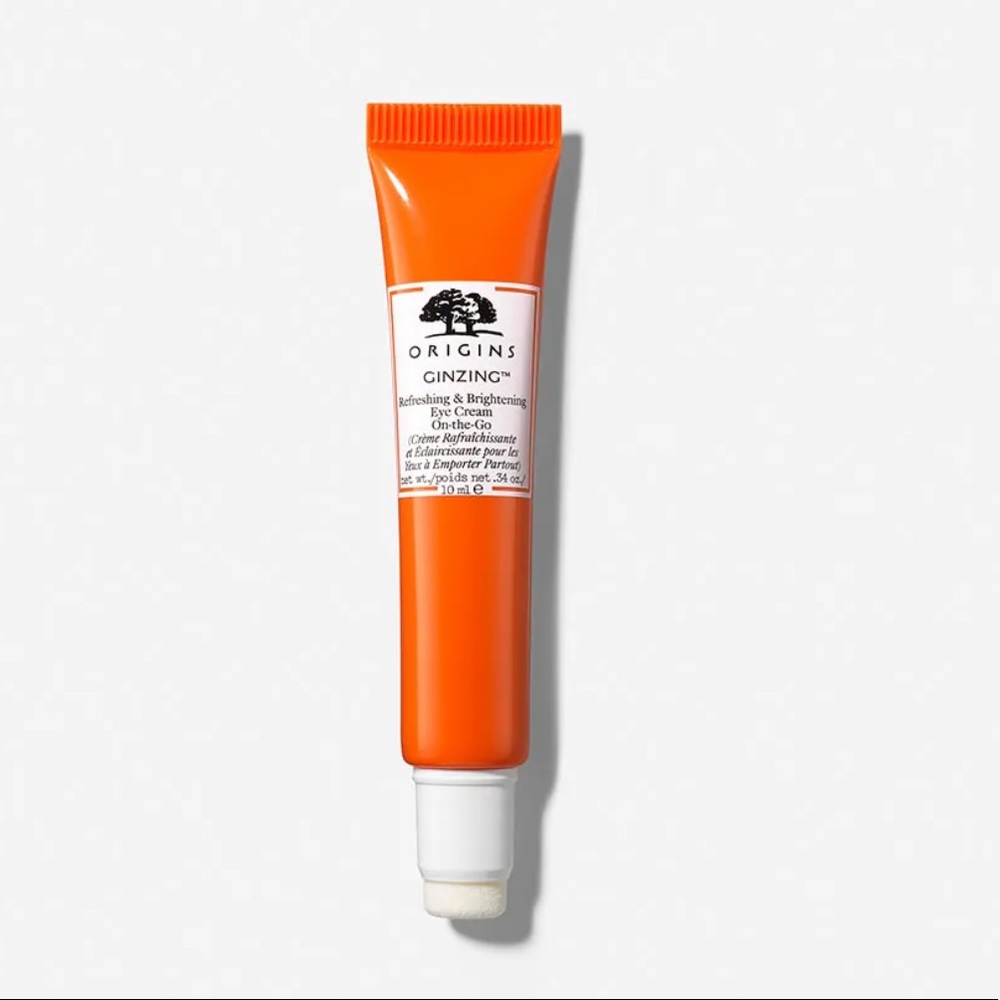 ORIGINS GINZING ON-THE-GO Vitamin C Niacinamide Eye Cream Brighten Depuff $28